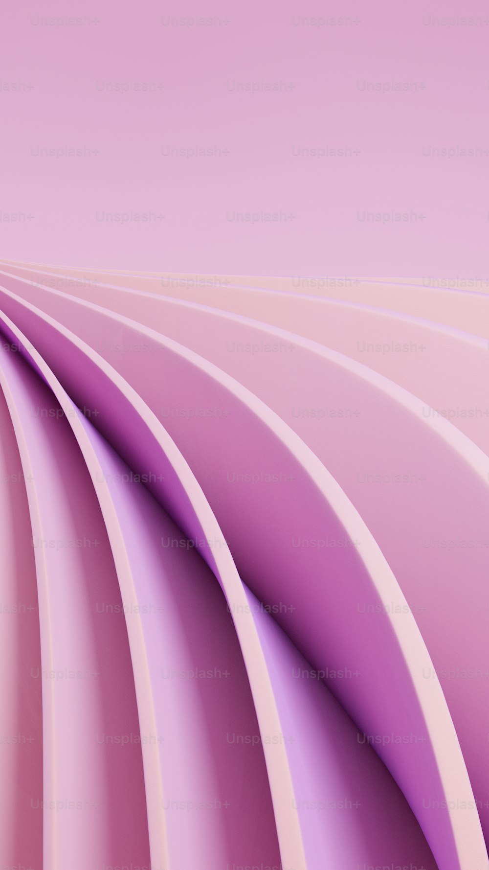Un fondo abstracto rosa con líneas curvas