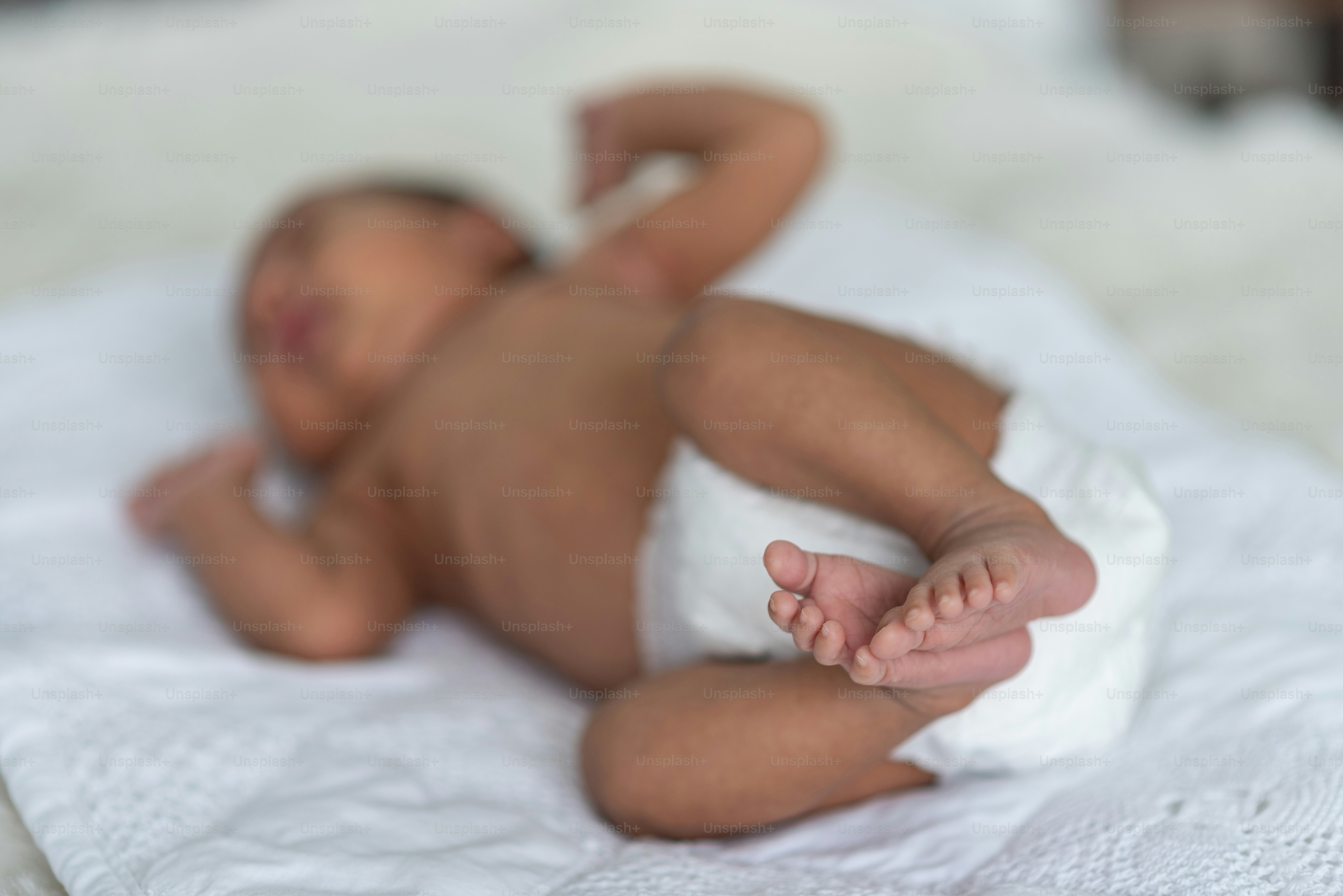 Newborn baby concept, Asian Baby boy