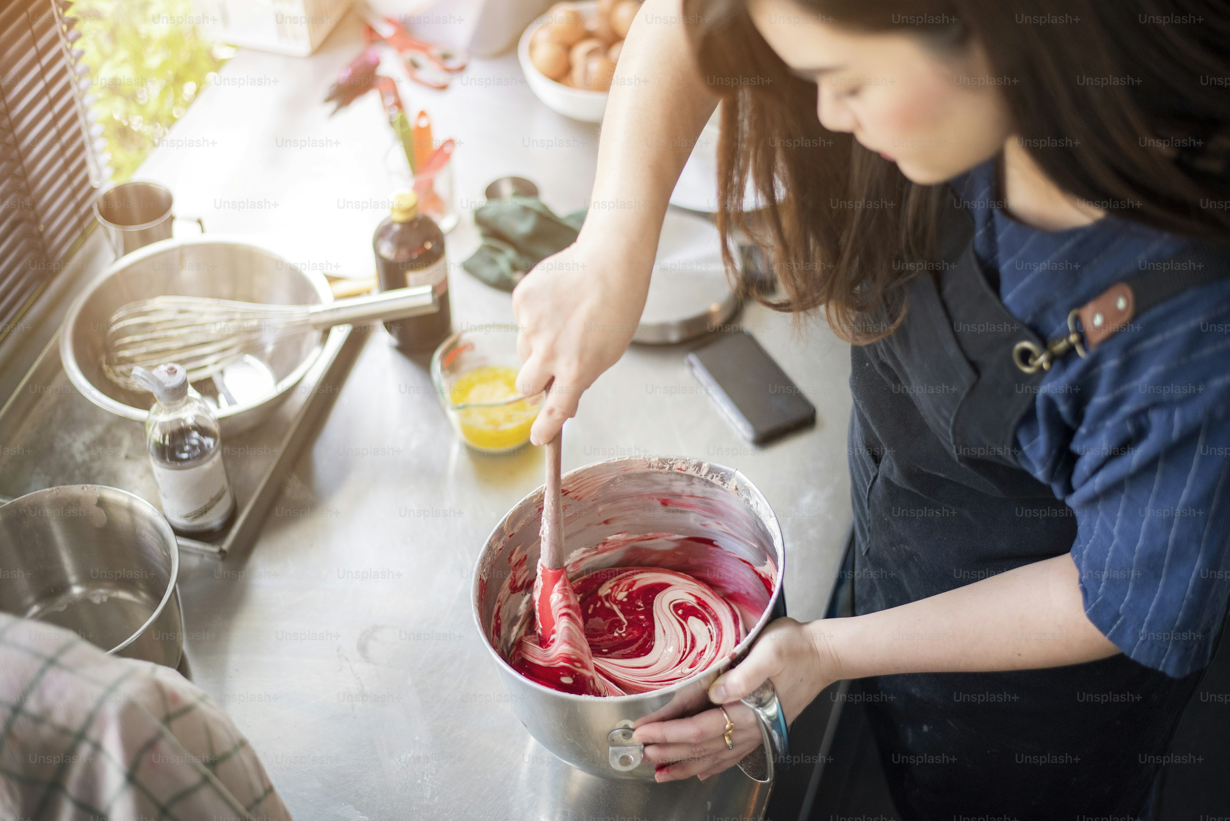 Beautiful woman is making bakery photo – Cookie dough Image on Unsplash