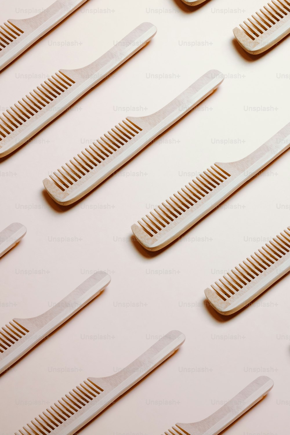 a group of combs sitting on top of each other