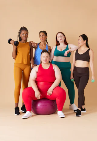 Fitness training group