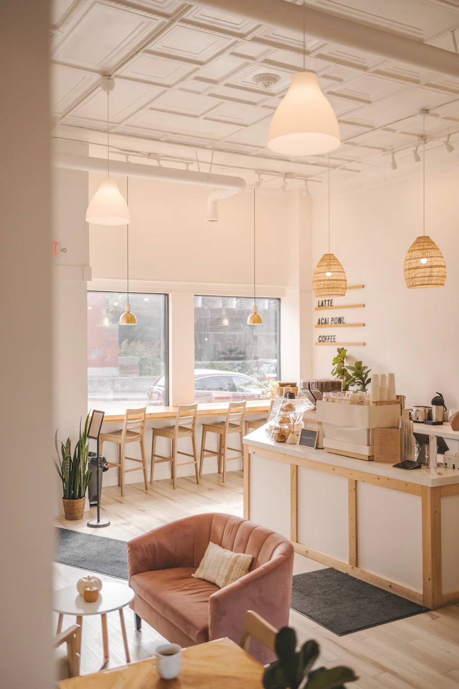 カフェ店内