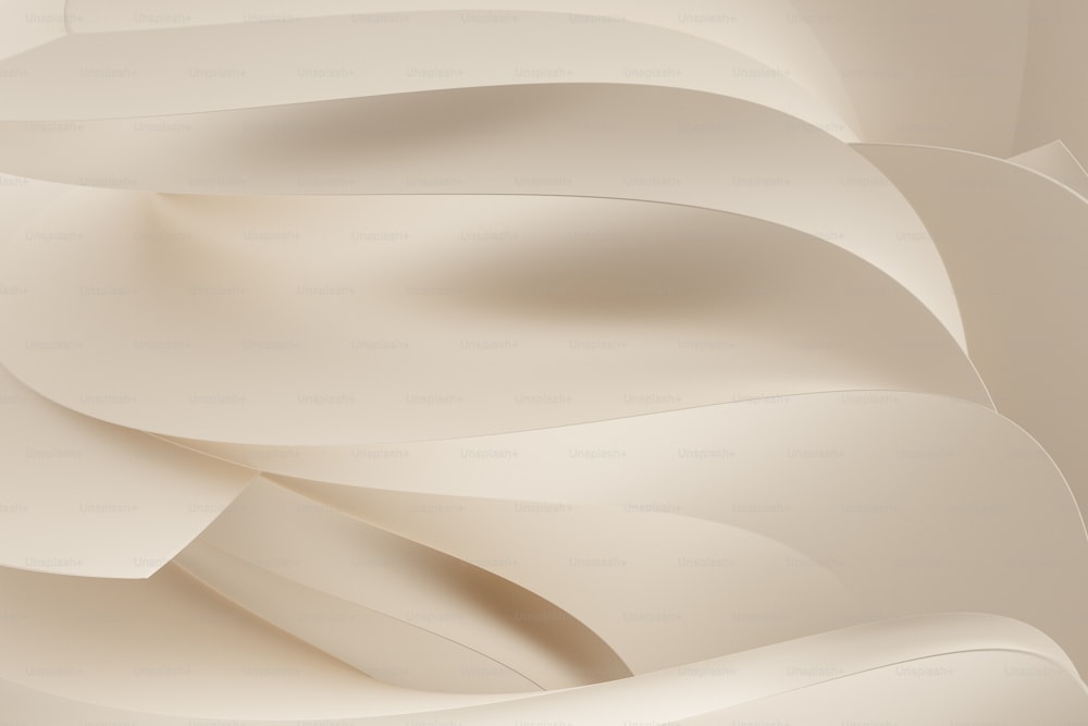 um fundo branco abstrato com formas onduladas