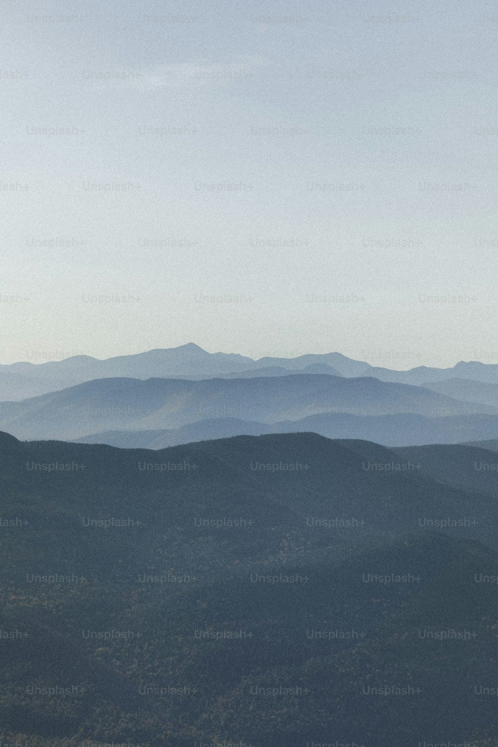 a view of a mountain range from a high point of view