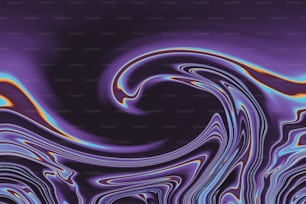 紫と青の渦巻きの抽象的な画像