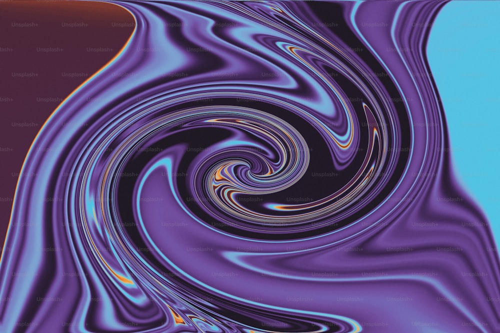 a blue and purple background with swirls
