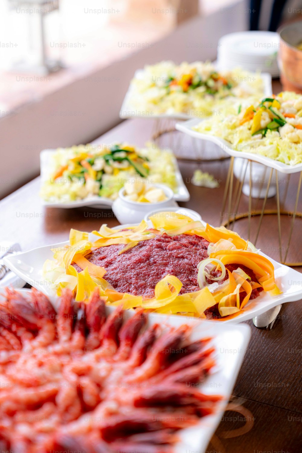 a table topped with lots of different types of food