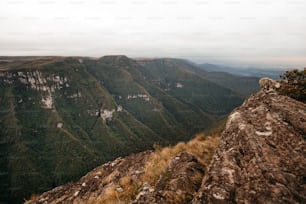 a view of the mountains from a high point of view