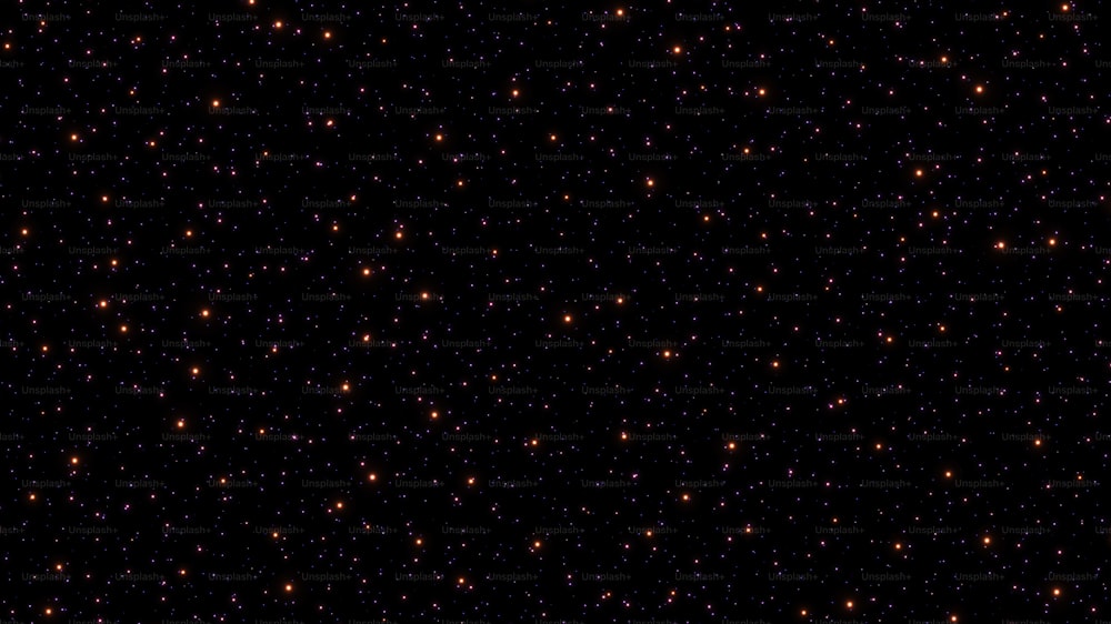 黒い背景に星がたくさん