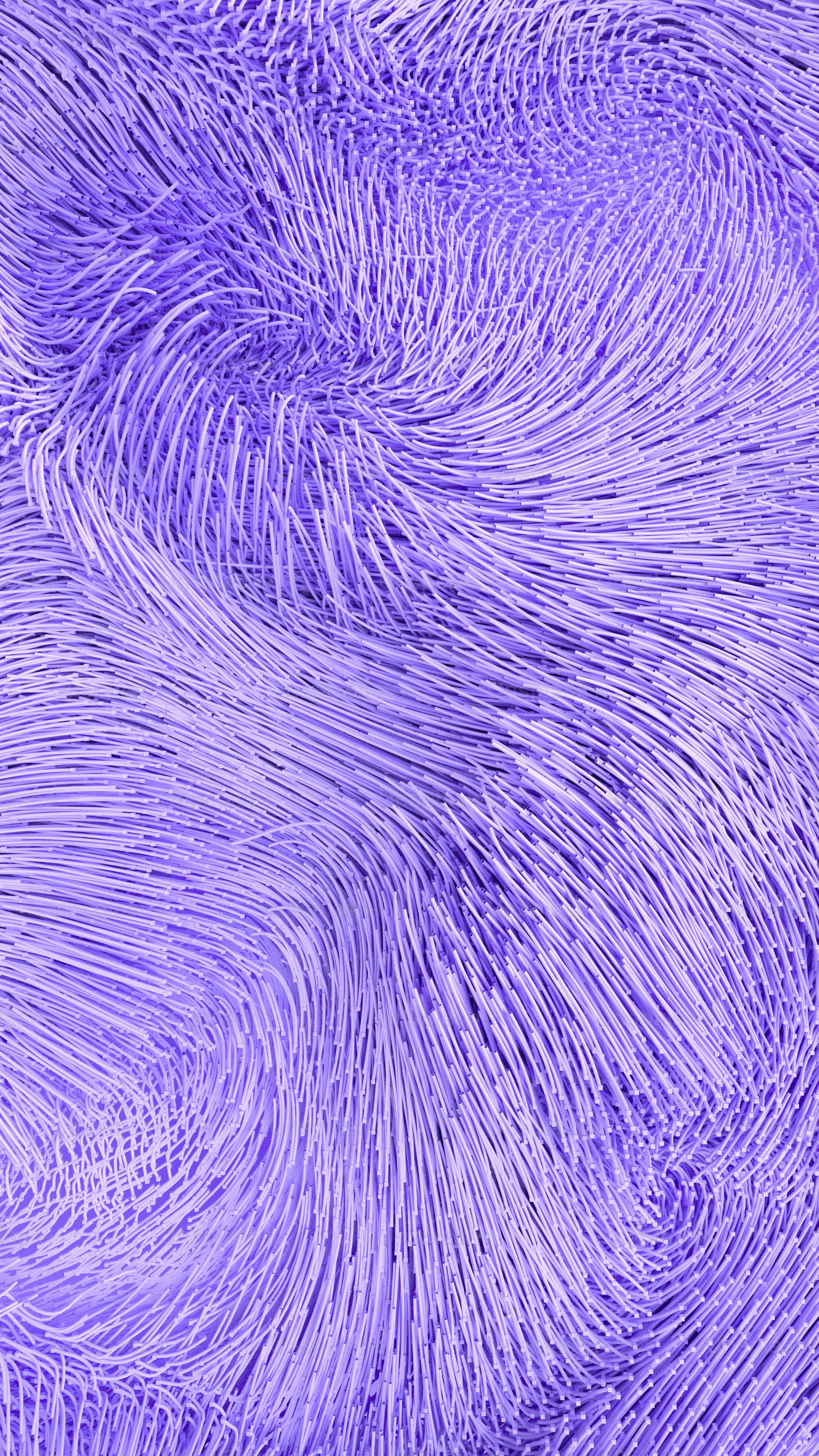 a purple background with wavy lines