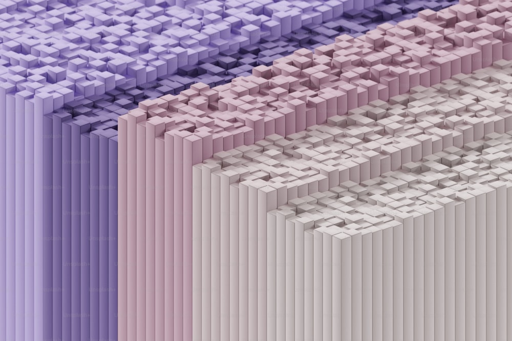 Un grupo de cuadrados de diferentes colores sobre un fondo blanco