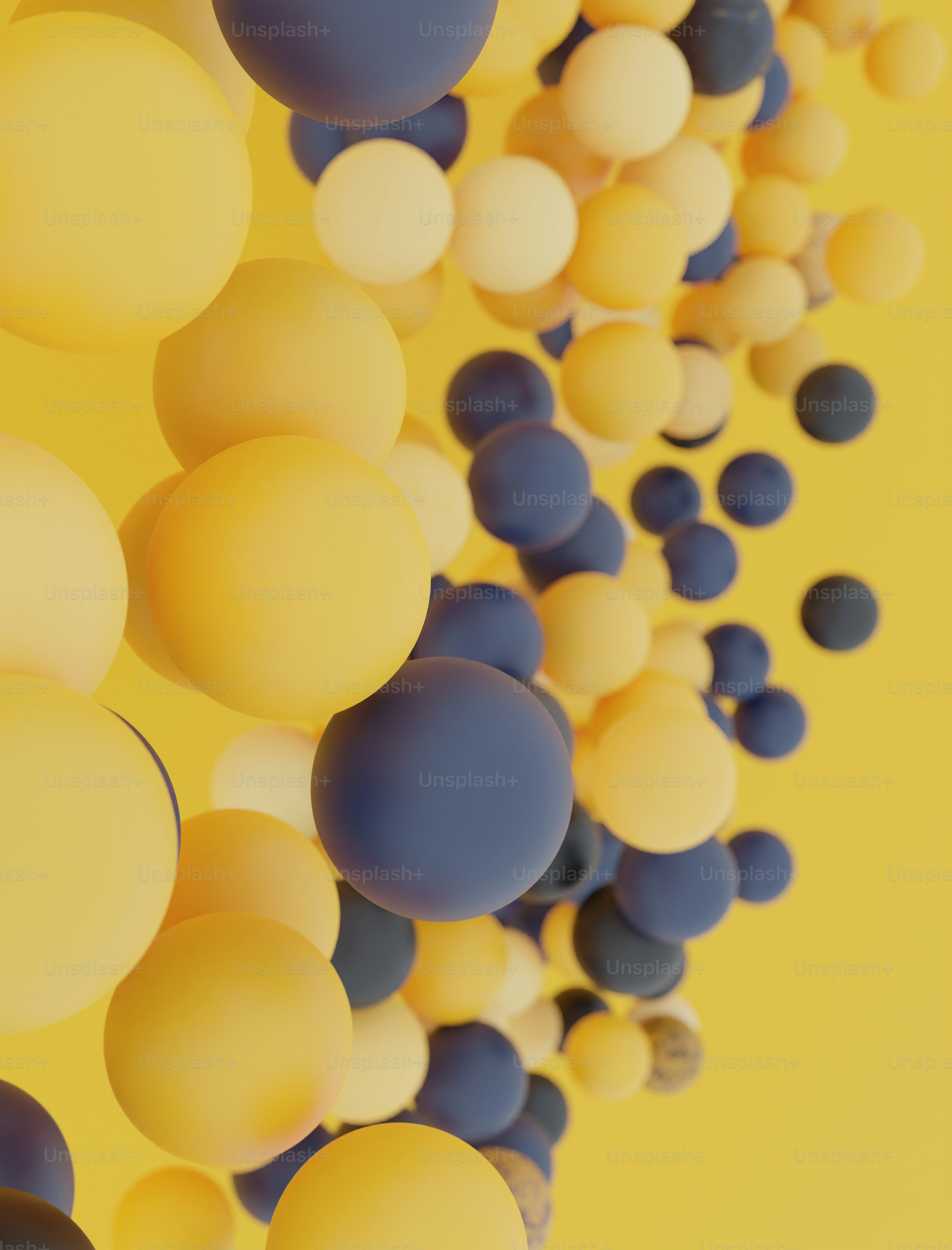A bunch of balls floating in the air photo – Wallpaper Image on Unsplash