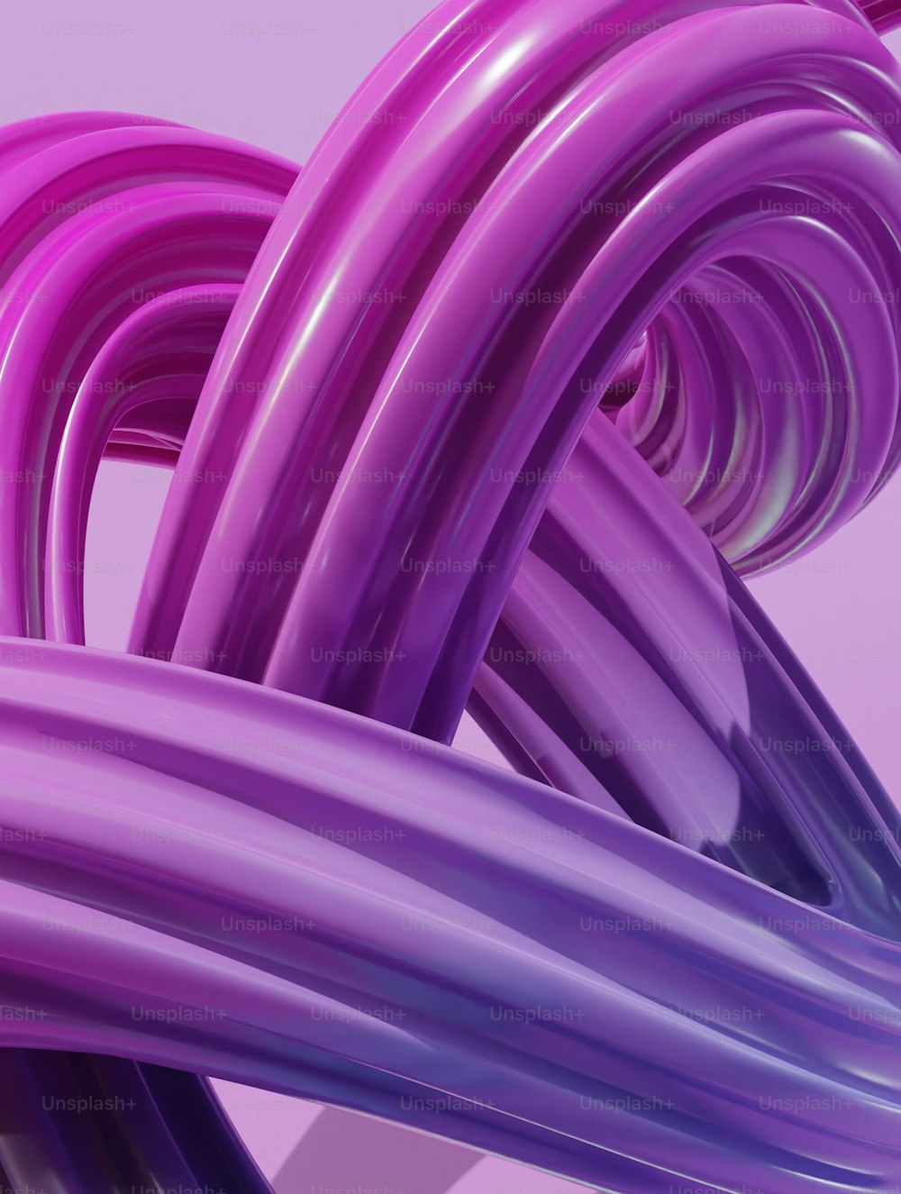 a close up of a bunch of purple wires