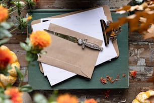 a pair of scissors sitting on top of a piece of paper