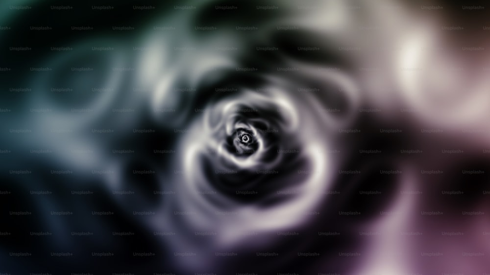uma foto em preto e branco de uma espiral