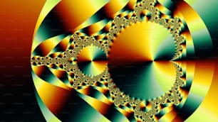 円形の物体のコンピュータ生成画像