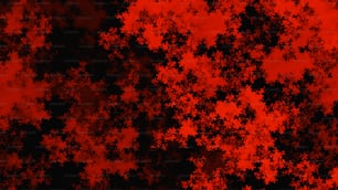 an abstract red and black background with stars
