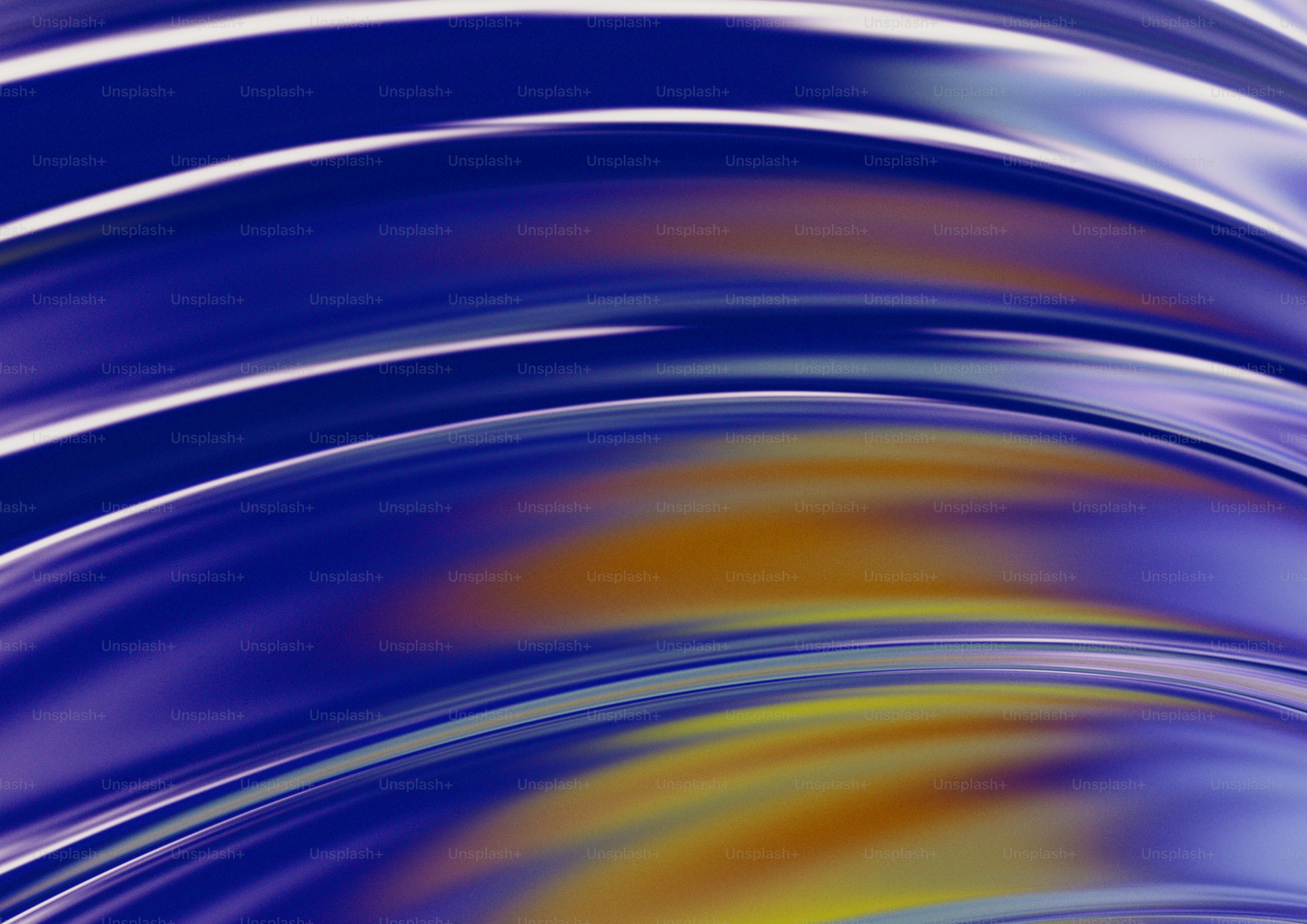 a blurry image of a blue and yellow background