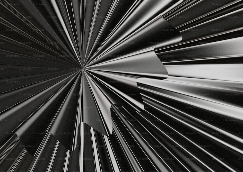 a black and white photo of an abstract design