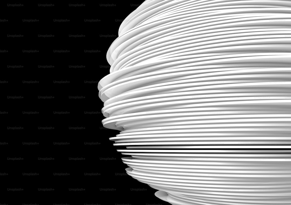 Una foto en blanco y negro de un objeto redondo