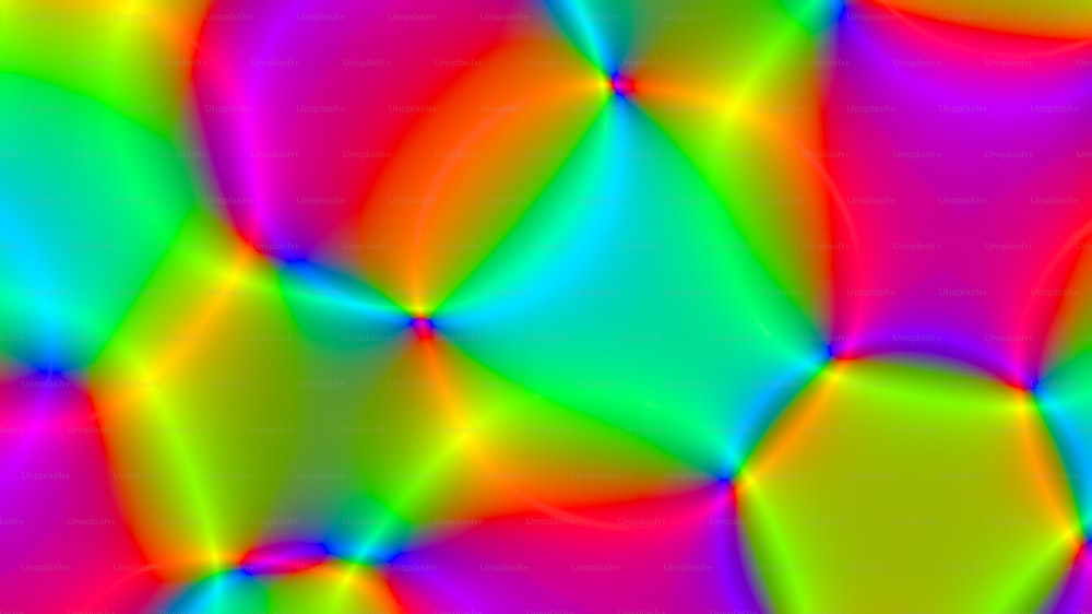 Une image multicolore d’un bouquet de balles