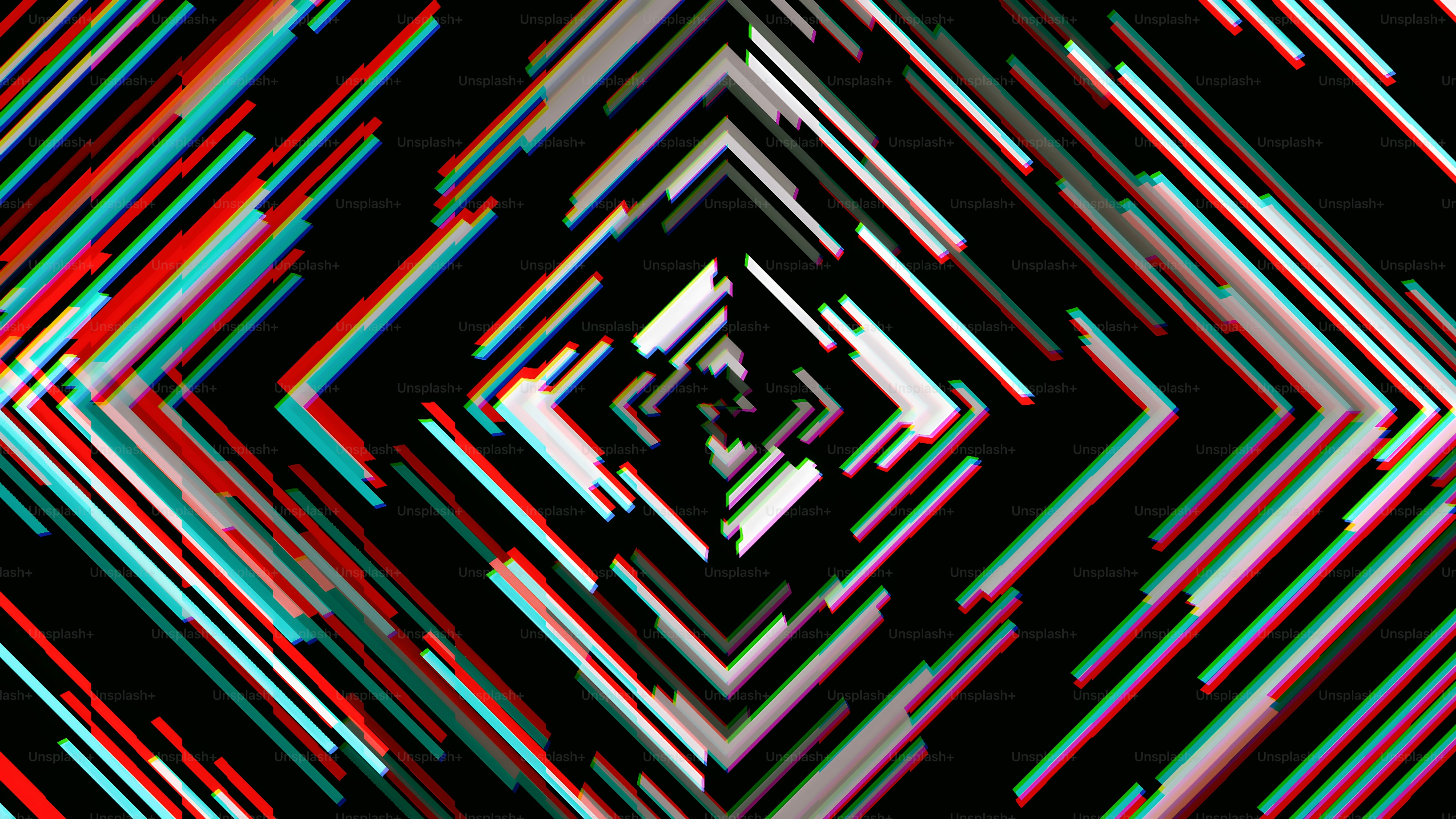 a black and white photo of a square pattern