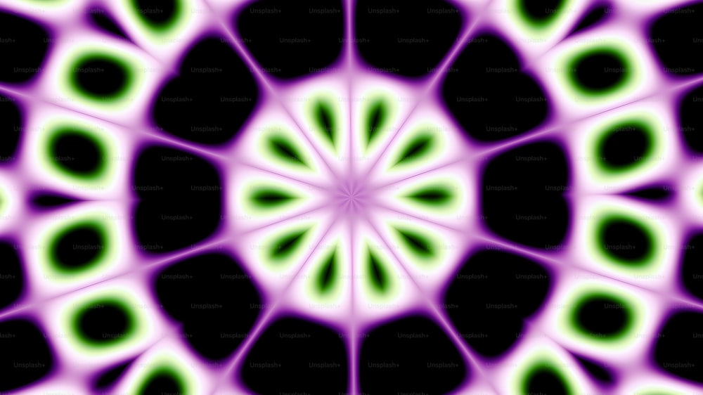Una imagen generada por computadora de un diseño circular