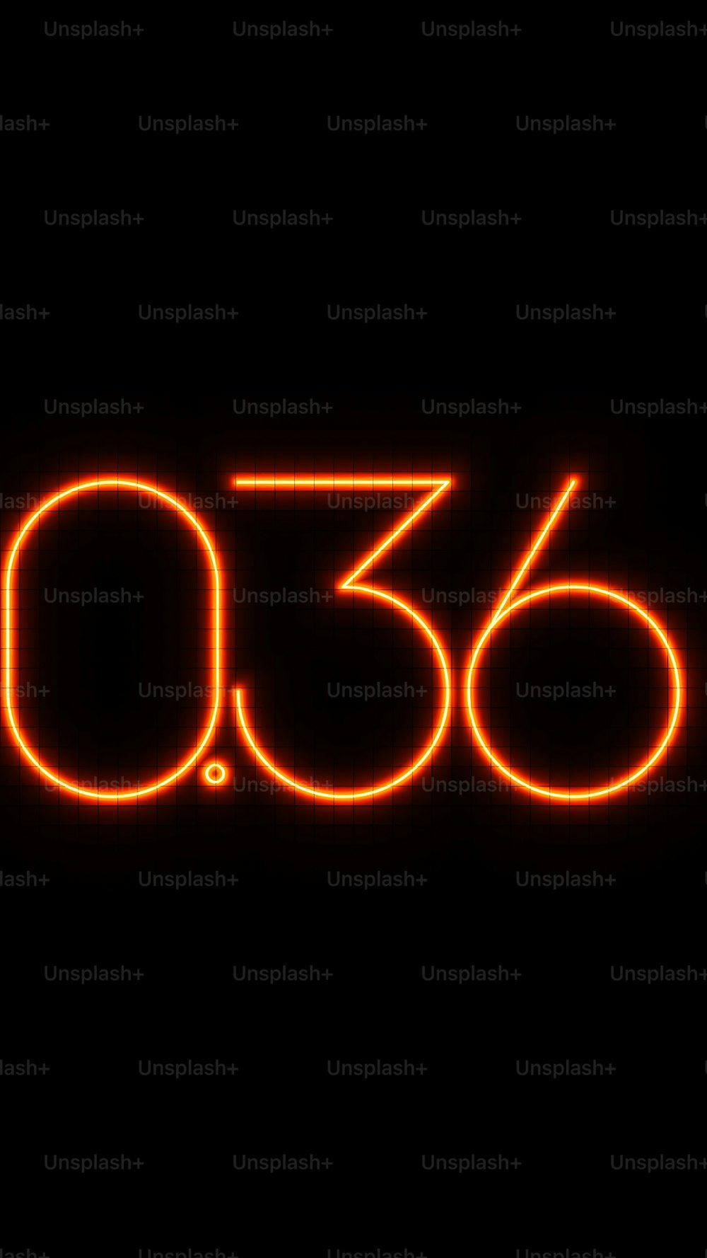 a neon sign with the number 350 on it