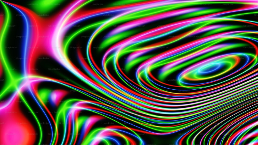 Un fondo abstracto colorido con un diseño en espiral