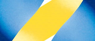 a close up of a blue and yellow background