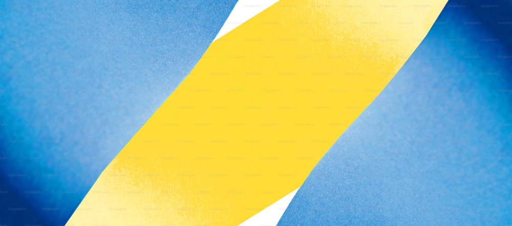 Eine Nahaufnahme eines blauen und gelben Hintergrunds