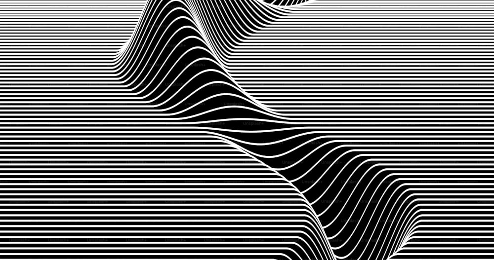 Una imagen en blanco y negro de una ola