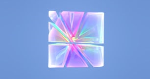 a computer generated image of a square object