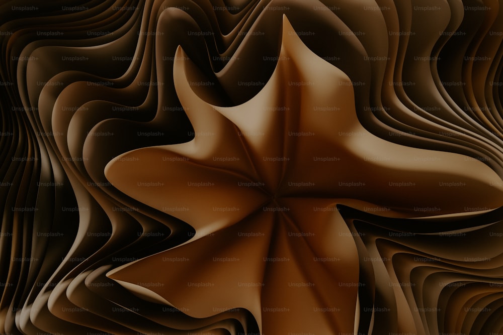 uma imagem gerada por computador de um objeto em forma de estrela