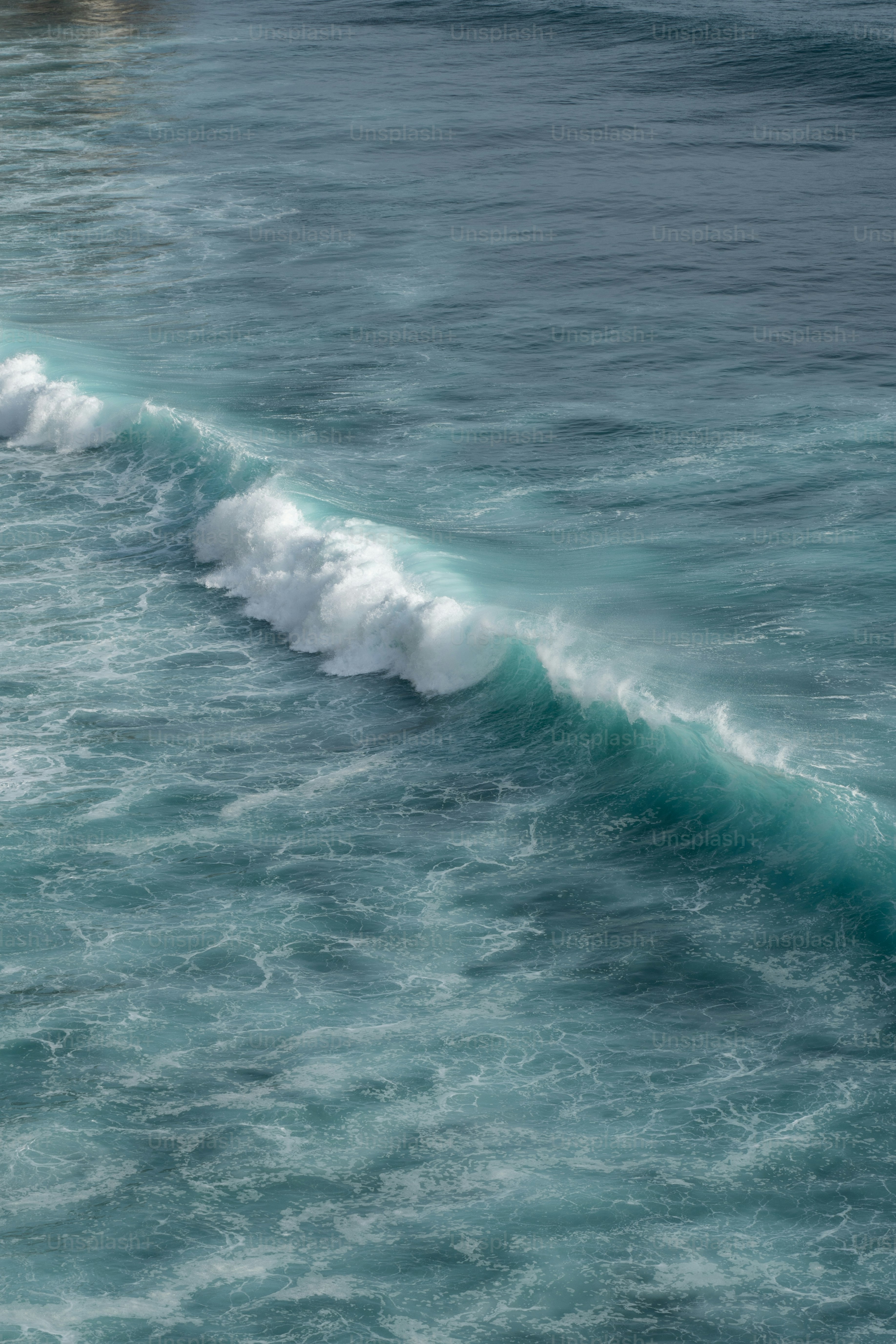 une personne sur une planche de surf sur une vague dans l’océan