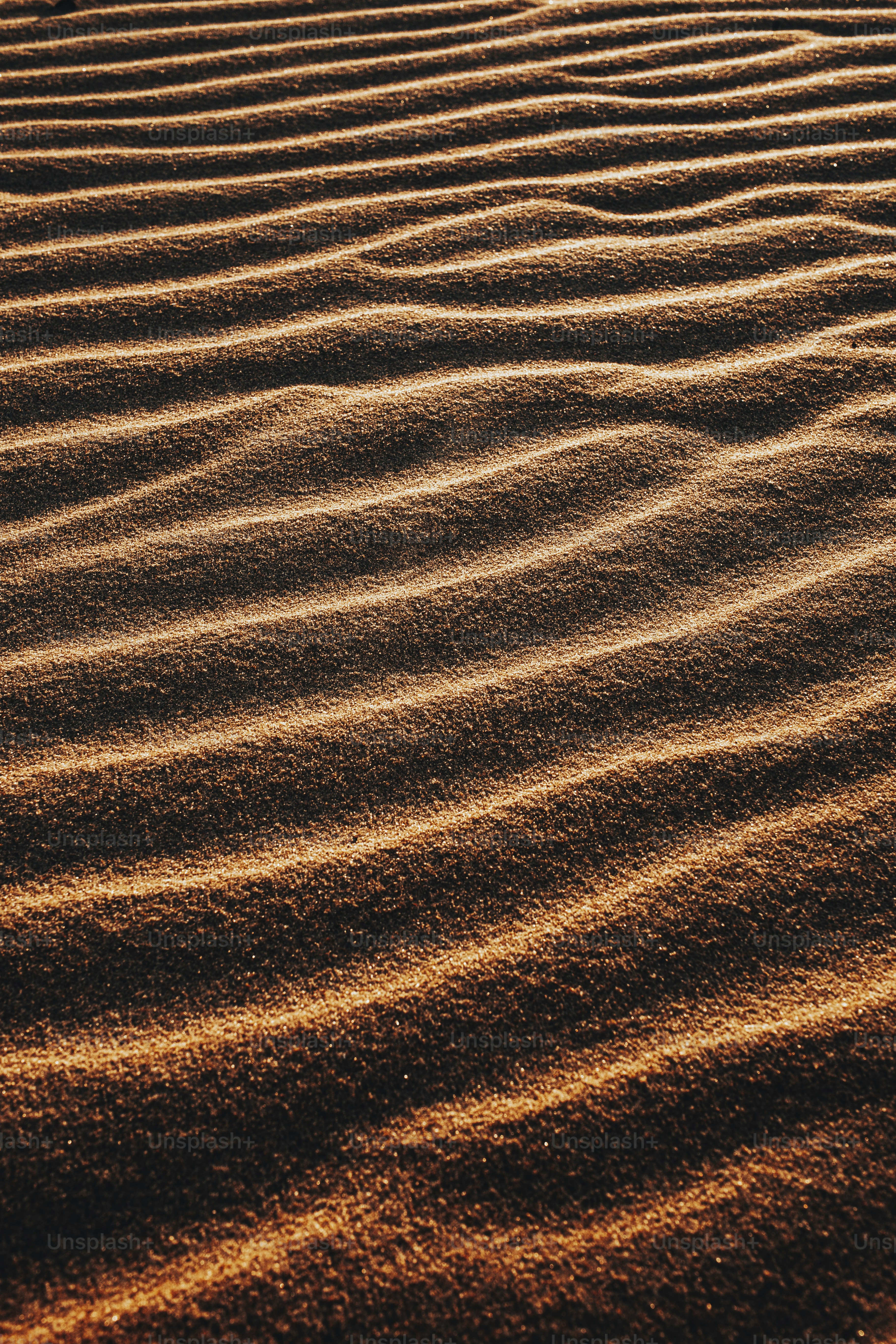 A sandy area with small waves in the sand photo – Wallpapers Image on ...