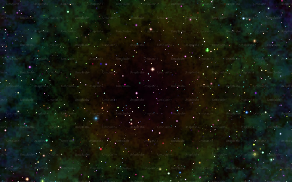 uma imagem de um aglomerado de estrelas no céu