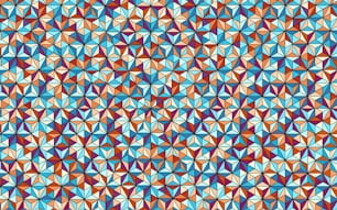 a very colorful pattern that looks like a mosaic