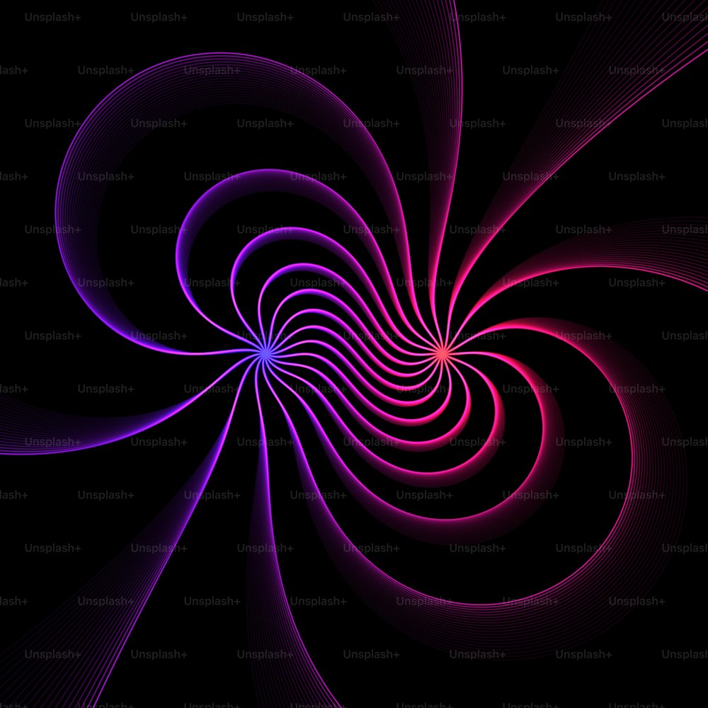 uma imagem gerada por computador de um design espiral
