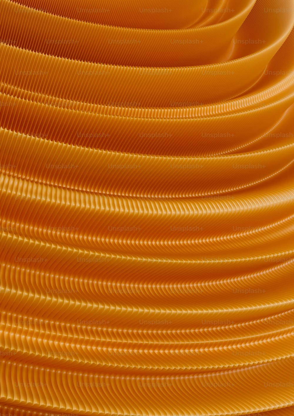 um close up de um fundo laranja com linhas onduladas