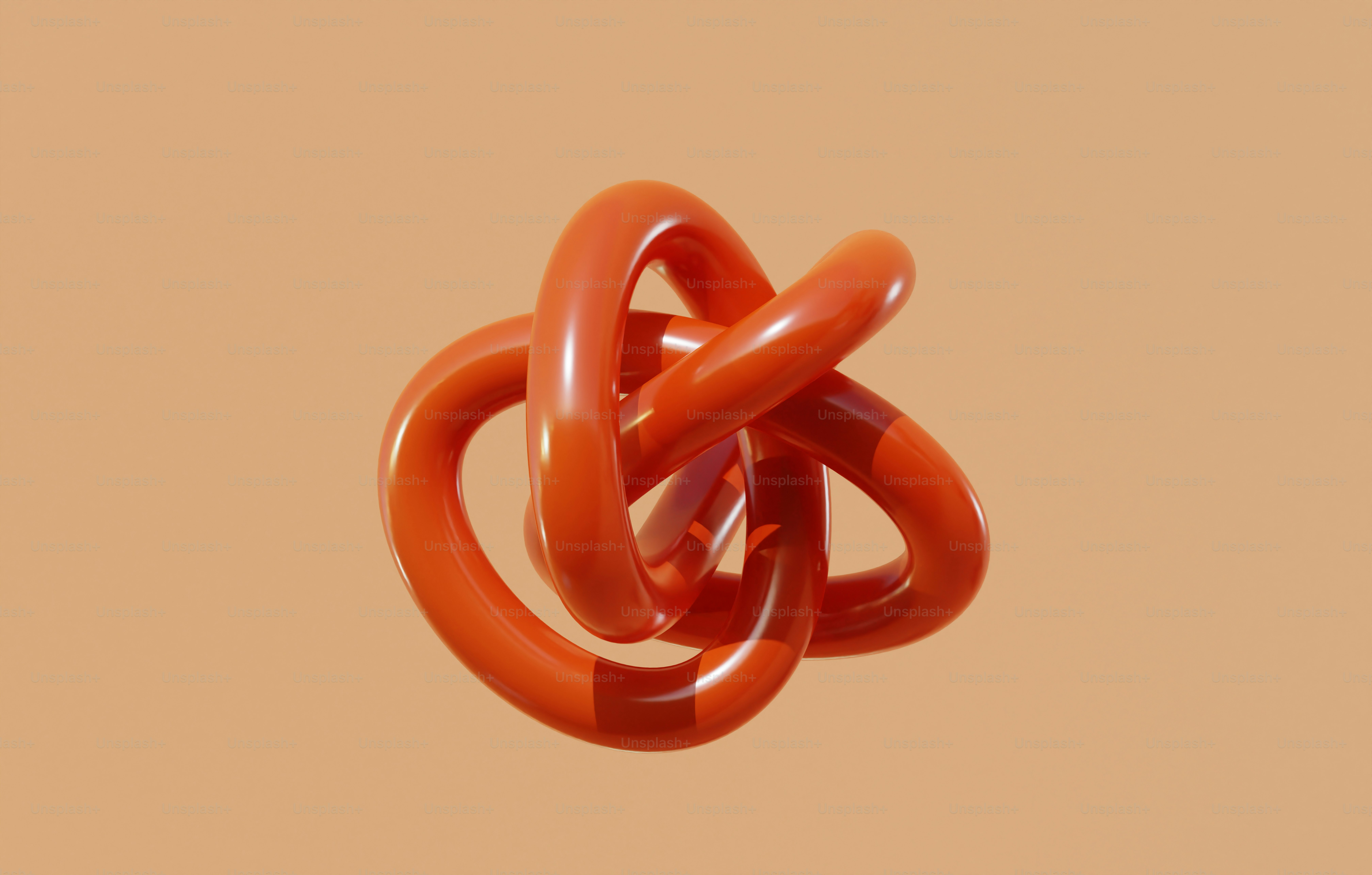 Un objeto naranja está flotando en el aire