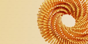a close up of a circular object made out of toothpicks