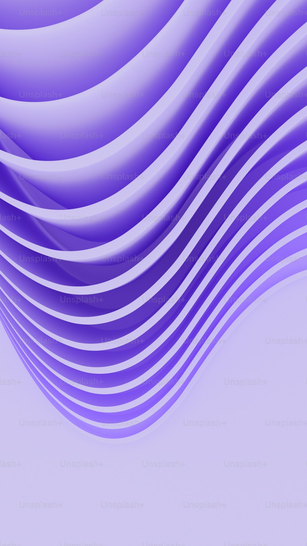 Ein abstrakter lila Hintergrund mit Wellenlinien
