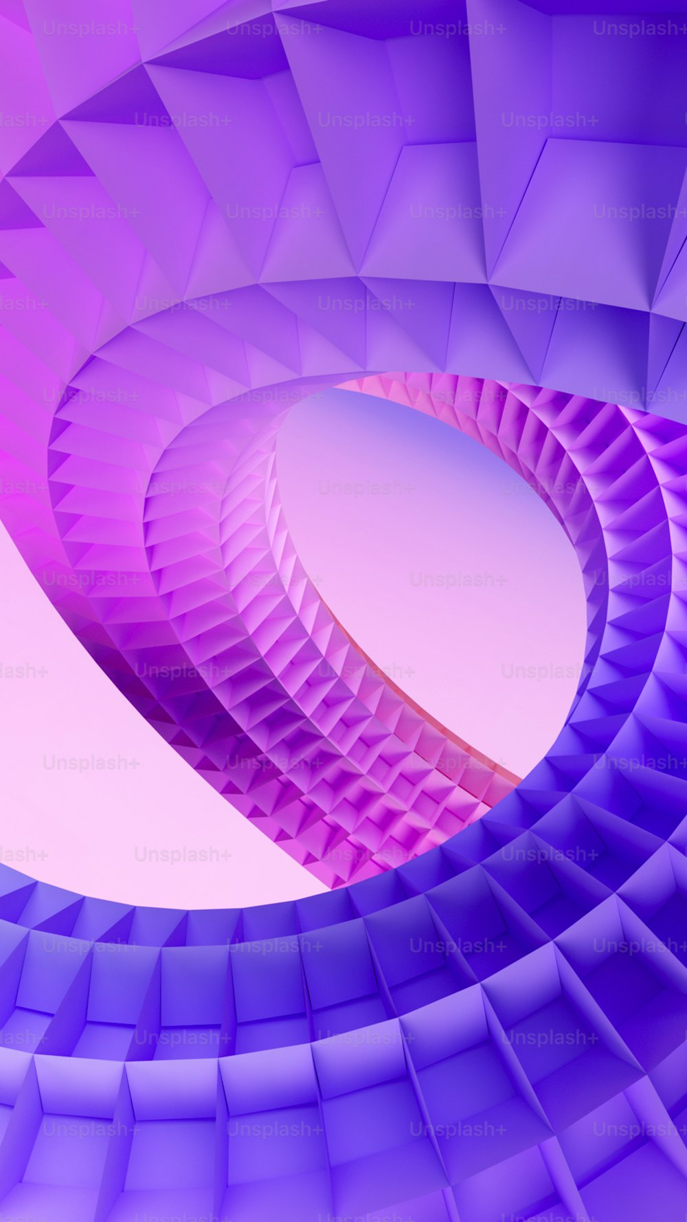 Ein abstraktes Bild einer spiralförmigen Struktur