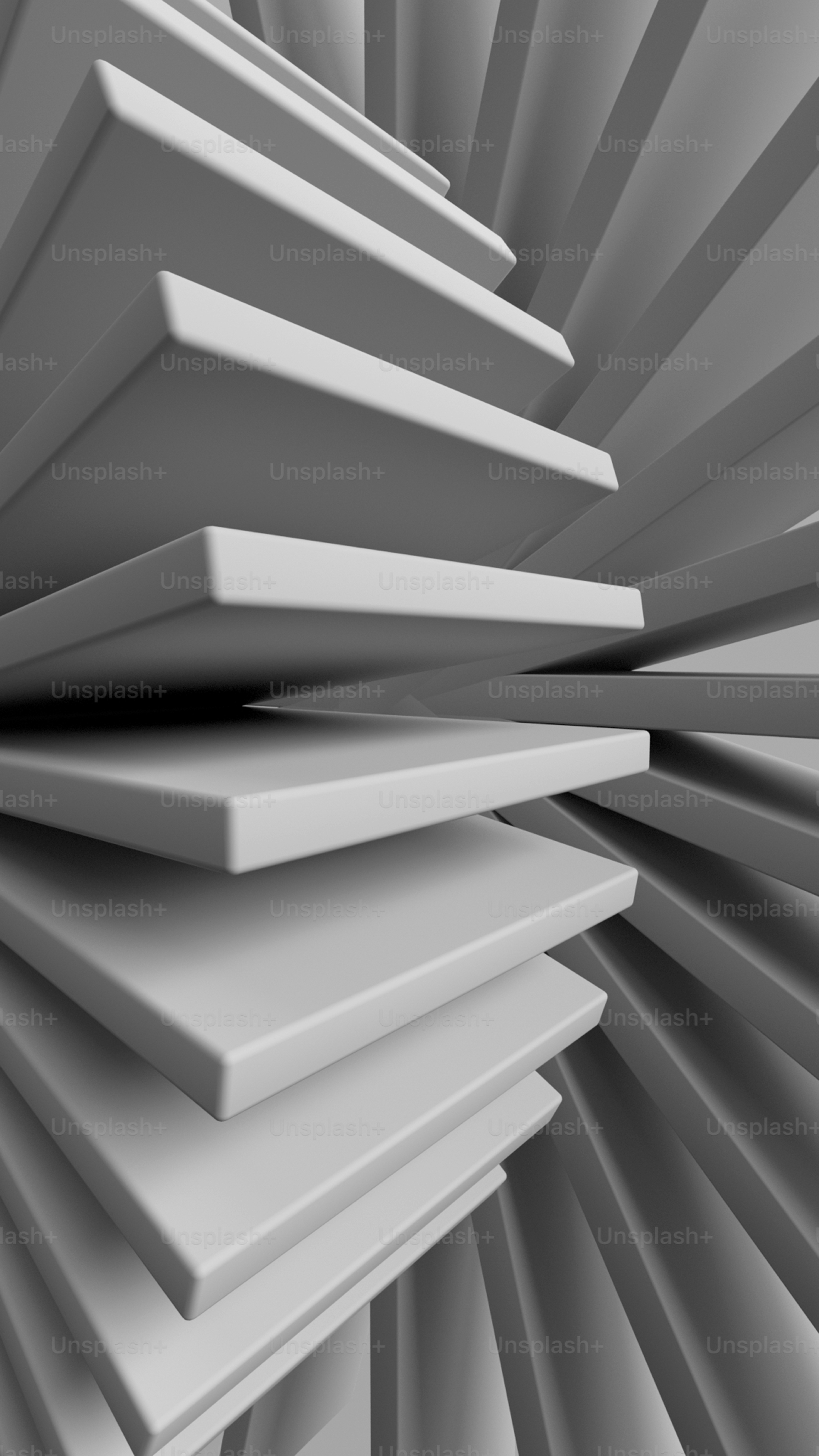 a close up of a very large white object