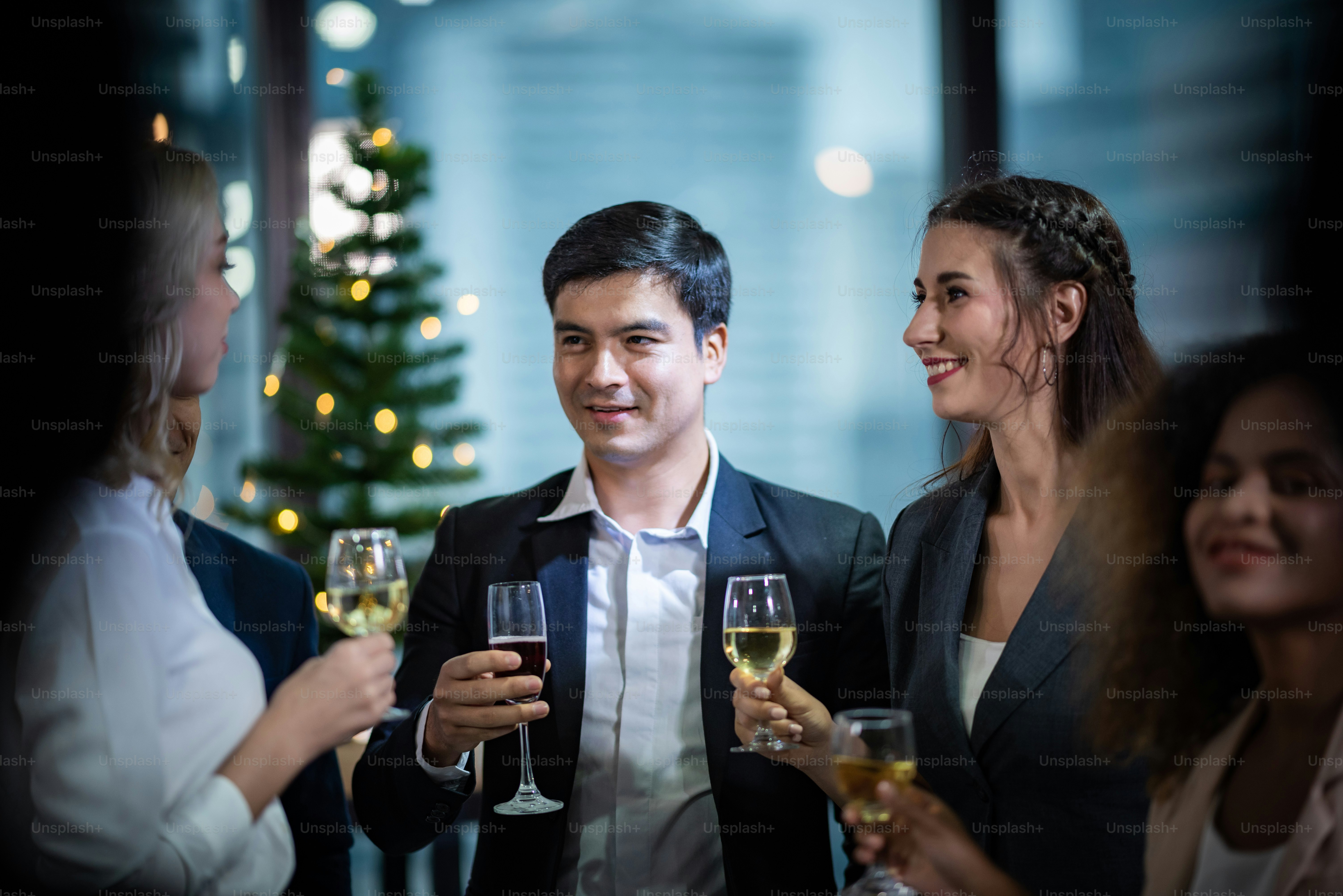 Conceito de Sucesso da Festa de Festa de Pessoas de Negócios