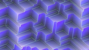 Un fondo púrpura abstracto con cuadrados y rectángulos