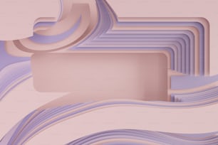 a pink and purple abstract background with wavy shapes