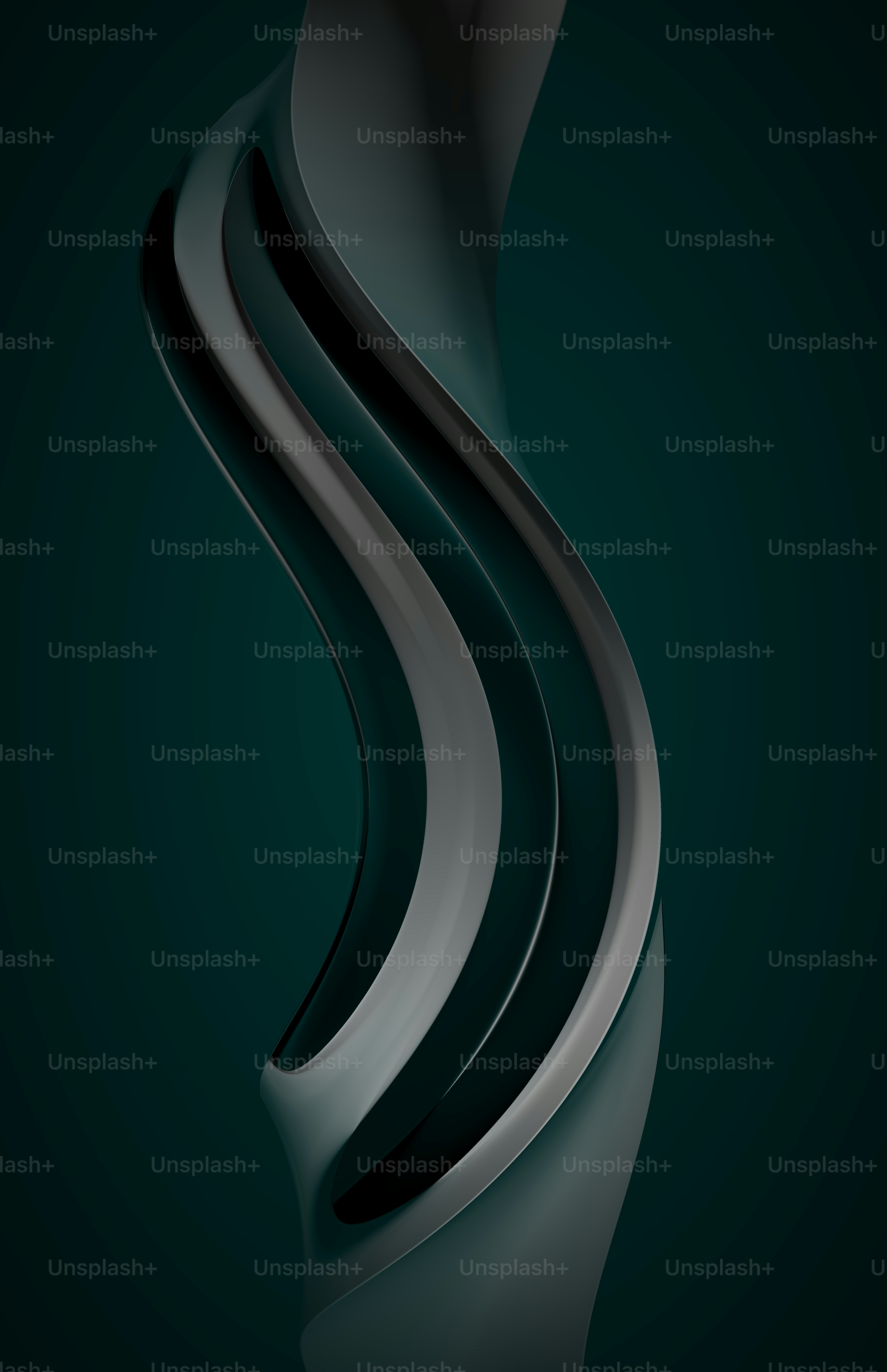 波線を持つ白黒の抽象的背景