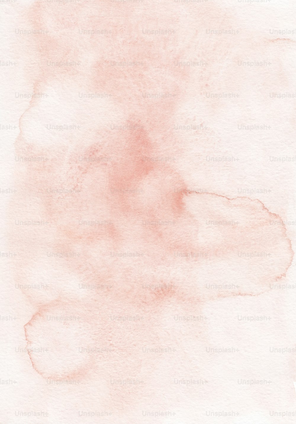 분홍색 구름의 수채화 그림